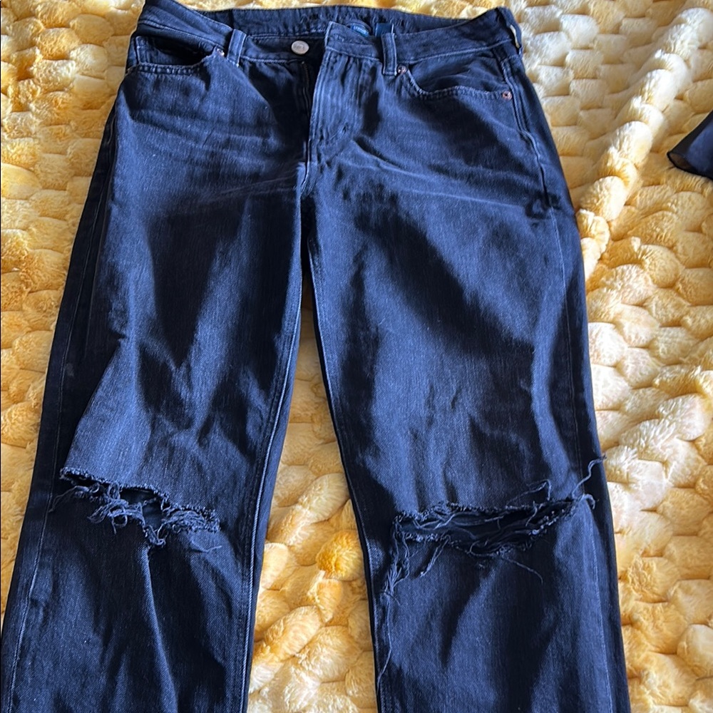 American Eagle Outfitters Black Relaxed Jeans